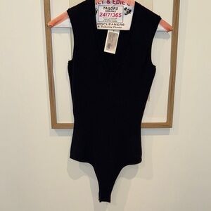 KHAITE Gabrielle Bodysuit Navy S NWT